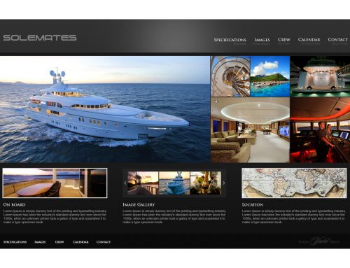 Yacht Management Website Template